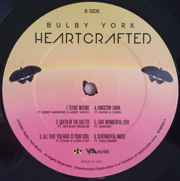 Collin "Bulby" York - Heartcrafted (LP) - Velvet Music