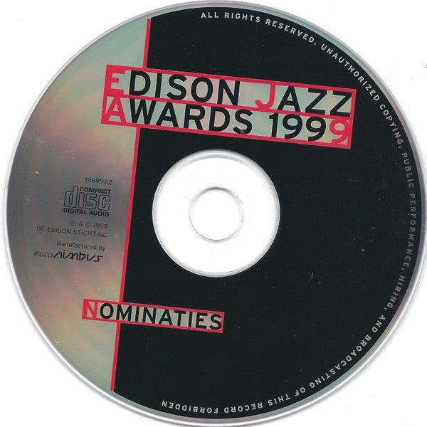 Various - Edison Jazz Awards 1999 Nominations (second hand CD)