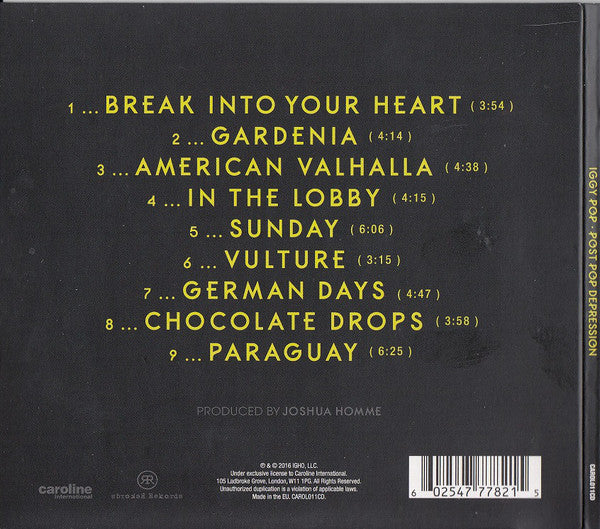 Iggy Pop - Post Pop Depression (tweedehands CD) - Velvet Music
