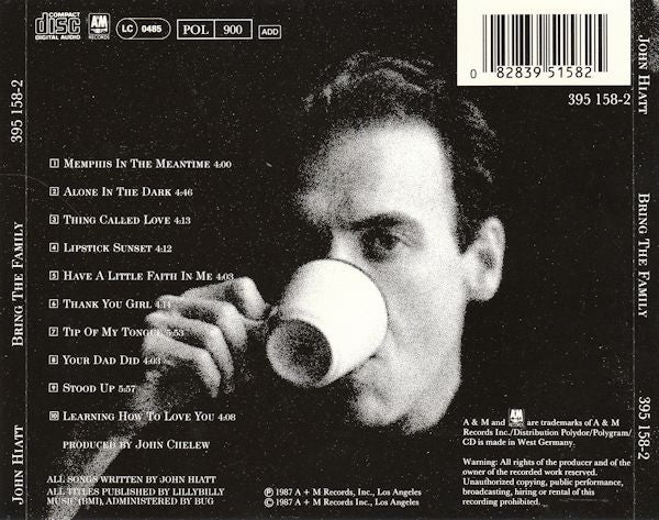 John Hiatt - Bring The Family (second hand CD)