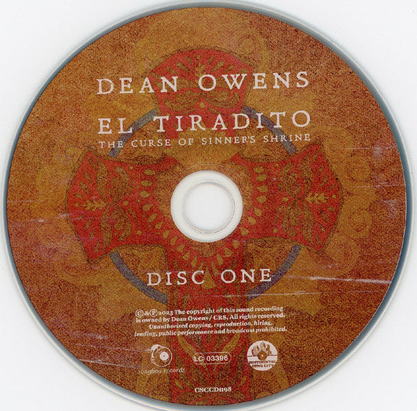 Dean Owens - El Tiradito: The Curse Of Sinner's Shrine (CD) - Velvet Music