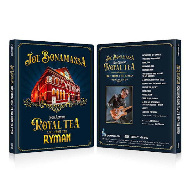 Joe Bonamassa - Now serving:royal tea live from the ryman (DVD movie) - Velvet Music