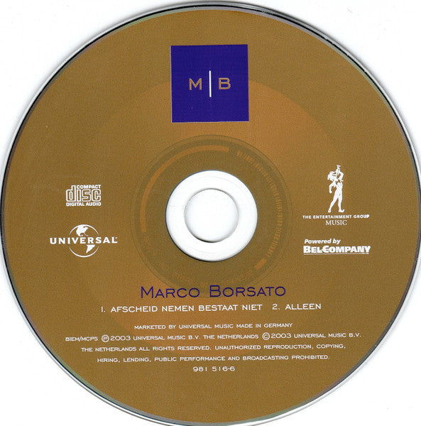 Marco Borsato - Afscheid Nemen Bestaat Niet (tweedehands CD) - Velvet Music