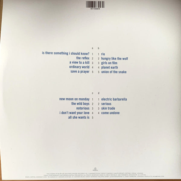 Duran Duran - Greatest (LP) - Velvet Music