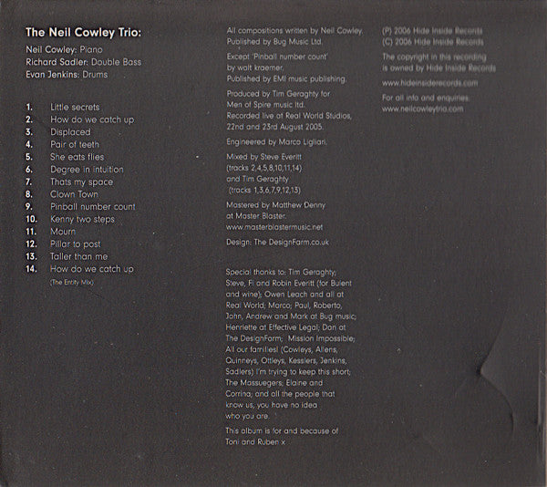 Neil Cowley Trio, The - Displaced (CD d'occasion)