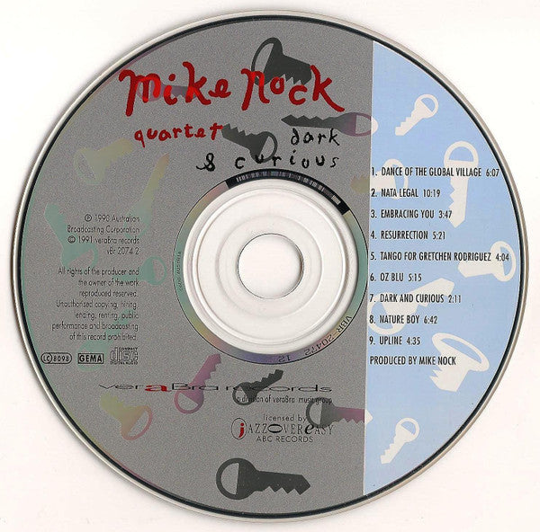 Mike Nock Quartet - Dark & Curious (tweedehands CD) - Velvet Music