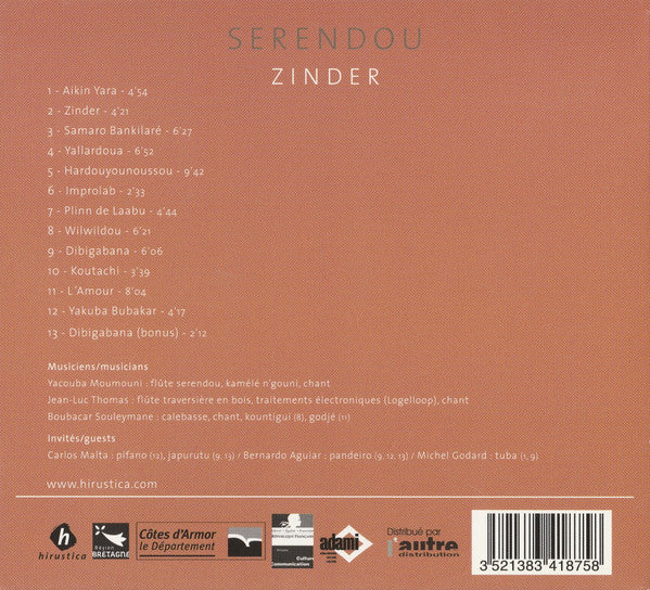 Serendou - Zinder (CD d'occasion)