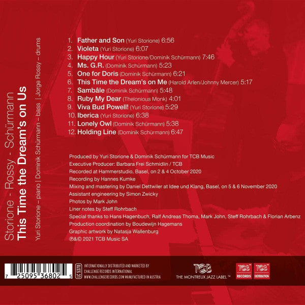 Yuri Storione, Jorge Rossy, Dominik Schürmann - This Time The Dream's On Us (CD d'occasion)