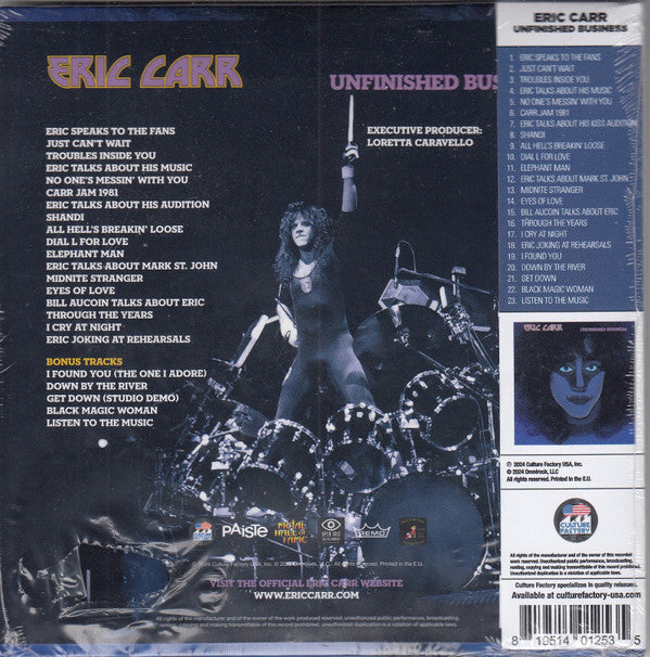 Eric Carr - Unfinished Business (CD)