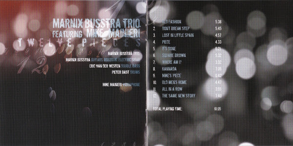 Marnix Busstra Trio Featuring Mike Mainieri - Twelve Pieces (tweedehands CD) - Velvet Music