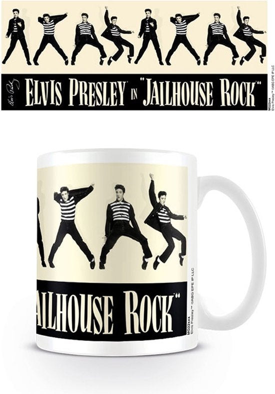 MG23157 - ELVIS =boxed Mug= JAILHOUSE ROCK (Merchandise) - Velvet Music