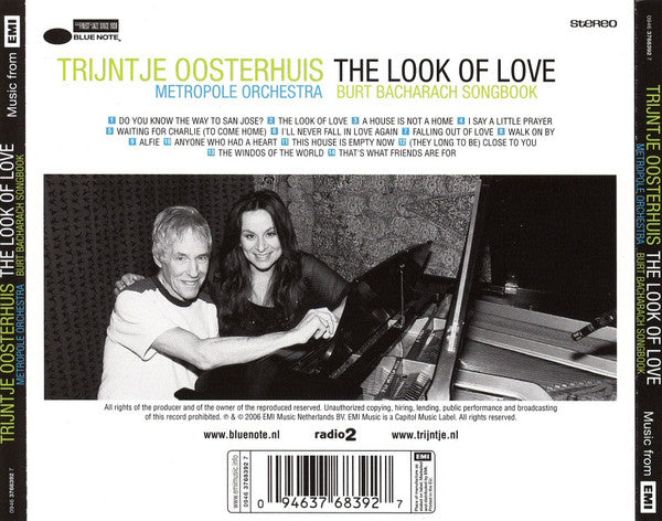 Trijntje Oosterhuis, Metropole Orchestra - The Look Of Love (Burt Bacharach Songbook) (CD d'occasion)