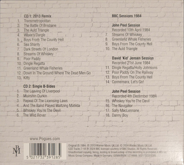 Pogues, The - Red Roses For Me (CD) - Velvet Music