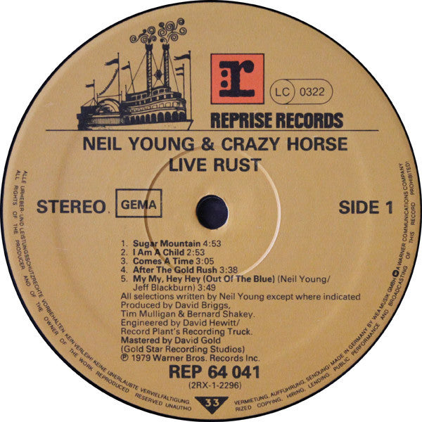 Neil Young & Crazy Horse - Live Rust (tweedehands LP) - Velvet Music
