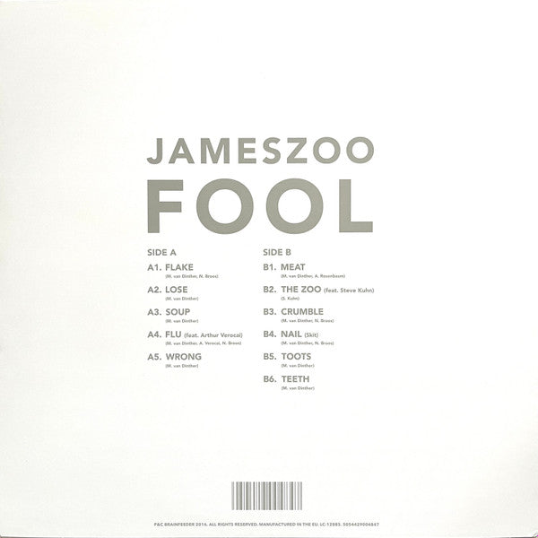 Jameszoo - Fool (LP) - Velvet Music
