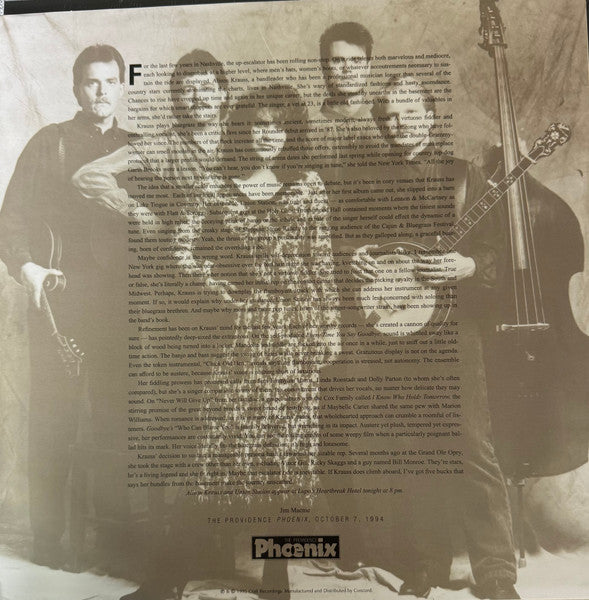 Alison Krauss - Now That I’ve Found You - A Collection (LP) - Velvet Music