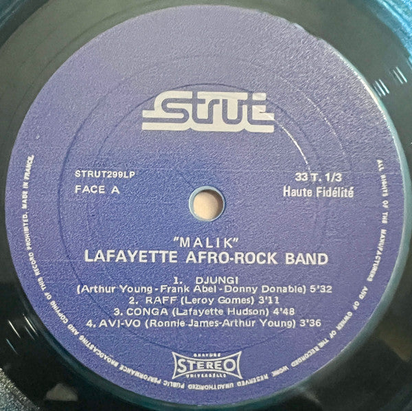 Lafayette Afro Rock Band - Malik (LP)