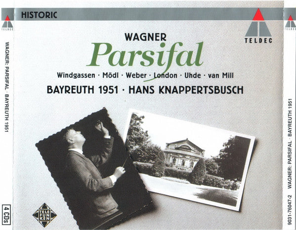 Richard Wagner - Wolfgang Windgassen, Martha Mödl, Ludwig Weber, George London (2), Hermann Uhde, Arnold van Mill, Hans Knappertsbusch - Parsifal - Bayreuth 1951 (tweedehands CD) - Velvet Music
