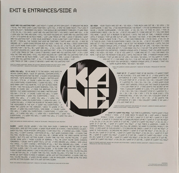 Kane (2) - Exit & Entrances (LP)