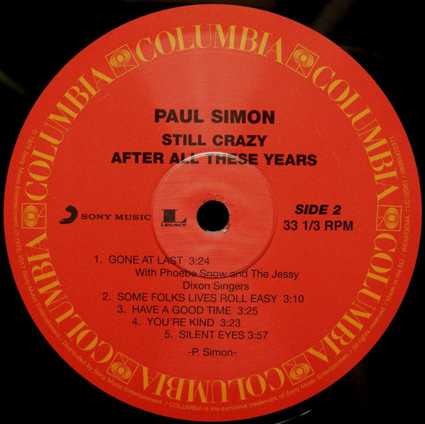 Paul Simon - Still Crazy After All These Years (LP)