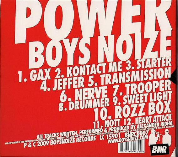 Boys Noize - Power (tweedehands CD) - Velvet Music