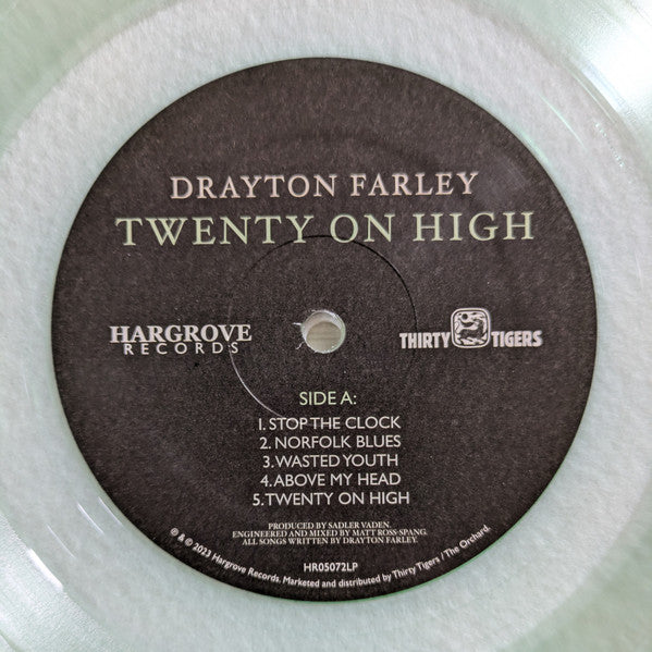 Drayton Farley - Twenty On High (LP) - Velvet Music