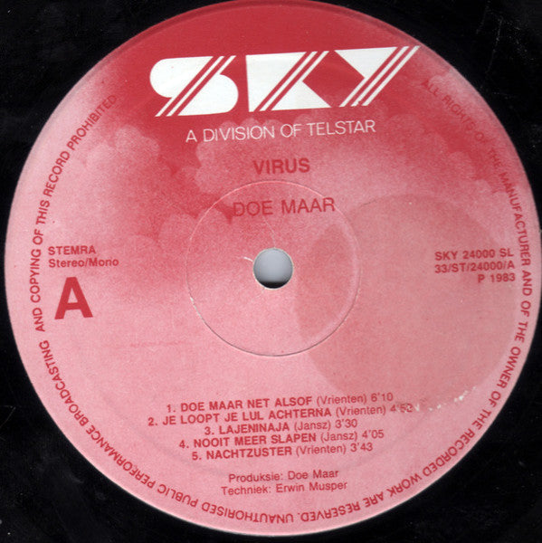 Doe Maar - 4US (tweedehands LP) - Velvet Music