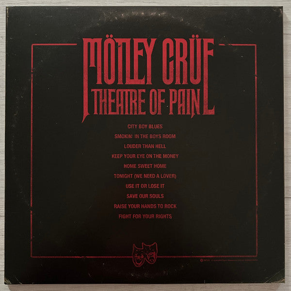 Mötley Crüe - Theatre Of Pain (LP) - Velvet Music