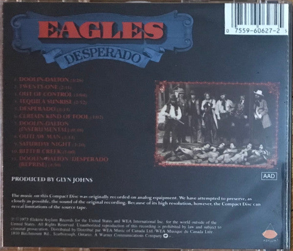Eagles - Desperado (CD) - Velvet Music