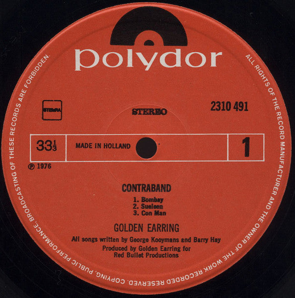 Golden Earring - Contraband (tweedehands LP) - Velvet Music