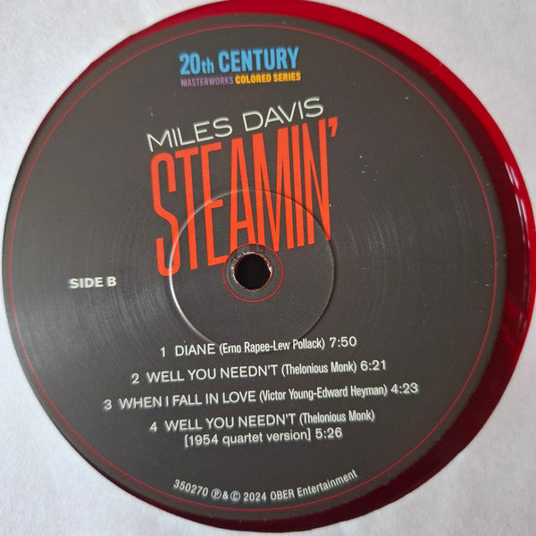 Miles Davis Quintet, The - Steamin' (LP) - Velvet Music