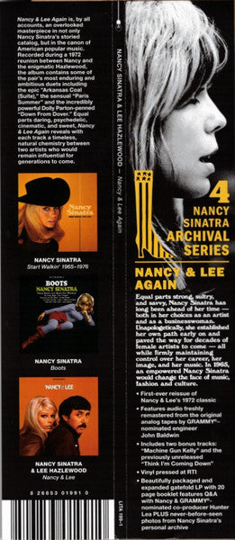 Nancy Sinatra & Lee Hazlewood - Nancy & Lee Again (LP) - Velvet Music