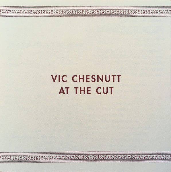 Vic Chesnutt - At The Cut (LP) - Velvet Music