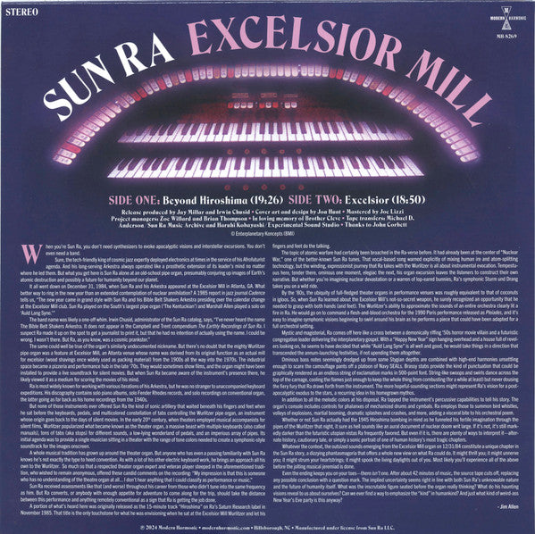 Sun Ra - Excelsior Mill (LP) - Velvet Music