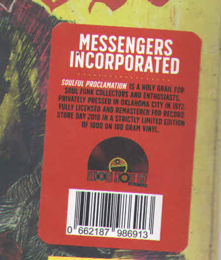 Messengers Incorporated - Soulful Proclamation (LP)