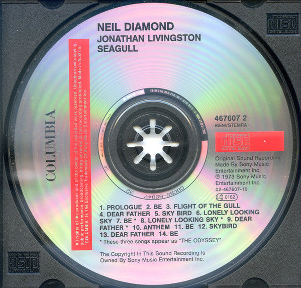 Neil Diamond - Jonathan Livingstone Seagull (Original motion picture soundtrack) (CD d'occasion)