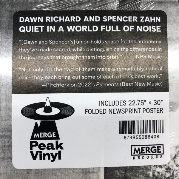 Dawn Richard (2) And Spencer Zahn (2) - Quiet In A World Full Of Noise (LP) - Velvet Music