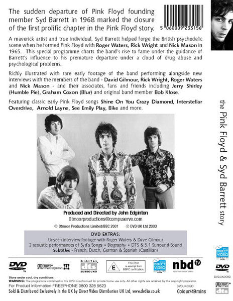 Pink Floyd & Syd Barrett / Various - The Pink Floyd & Syd Barrett Story (second hand DVD)