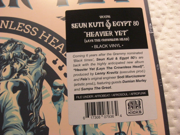 Seun Kuti + Egypt 80 - Heavier Yet (Lays The Crownless Head) (LP) - Velvet Music