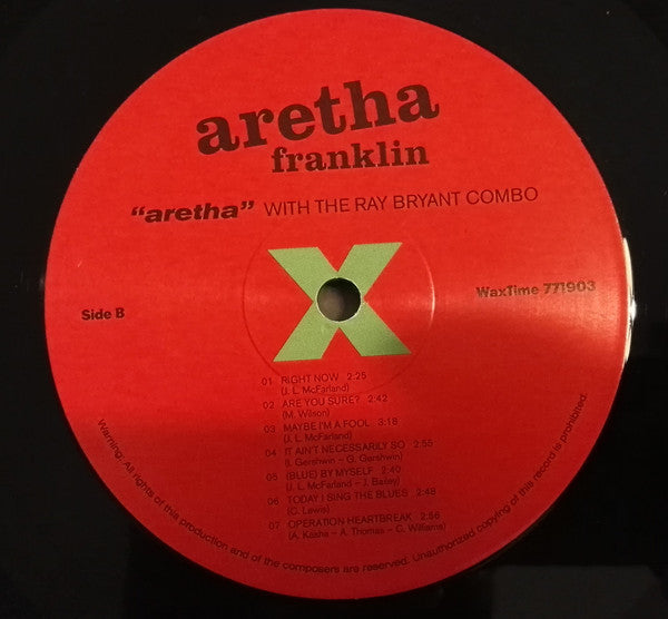 Aretha Franklin With Ray Bryant Combo, The - Aretha (LP) - Velvet Music