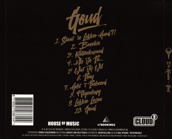De Kraaien - Goud (tweedehands CD) - Velvet Music