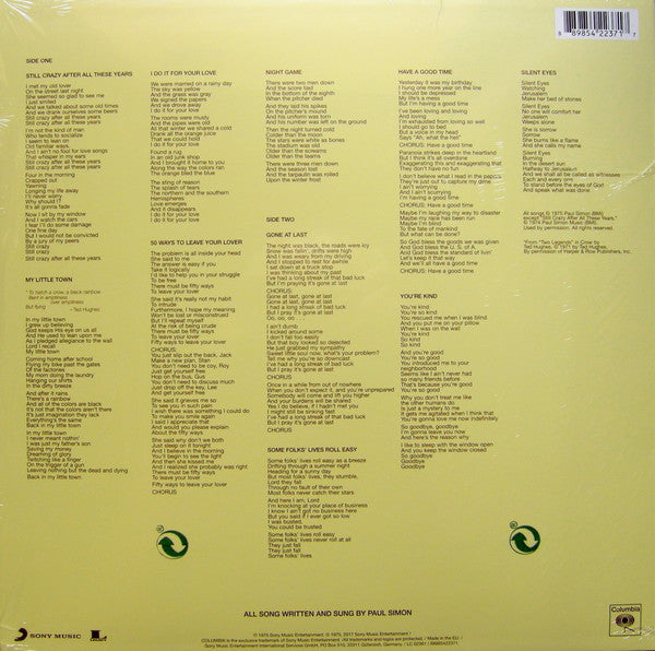 Paul Simon - Still Crazy After All These Years (LP)