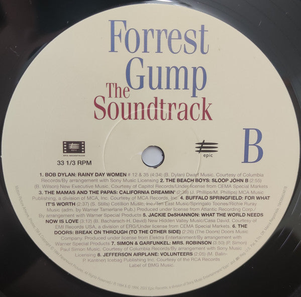 Various - Forrest Gump (The Soundtrack) (LP) - Velvet Music