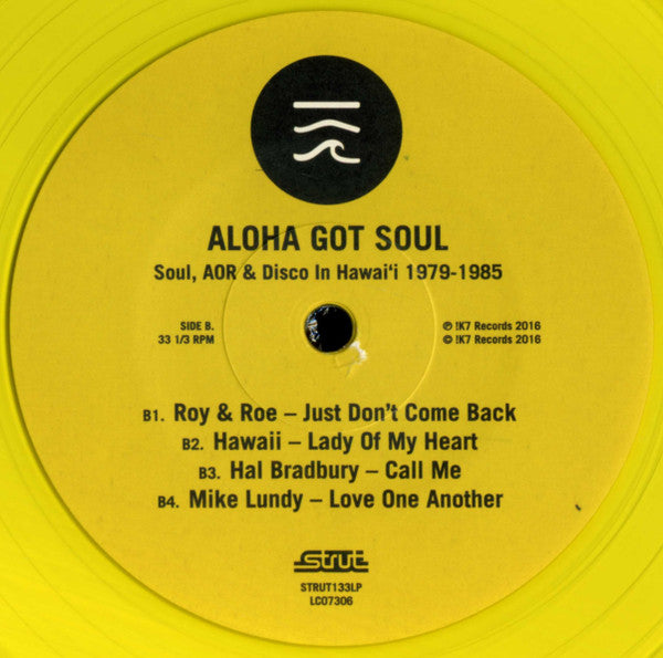 Various - Aloha Got Soul (Soul, AOR & Disco in Hawai'i 1979-1985) (LP)