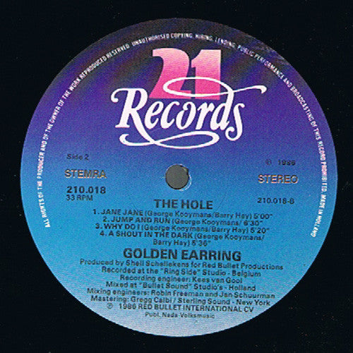 Golden Earring - The Hole (tweedehands LP) - Velvet Music