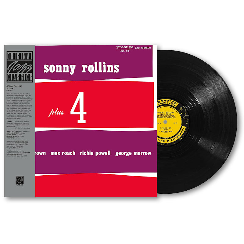 Sonny Rollins - Plus 4 (LP) - Velvet Music