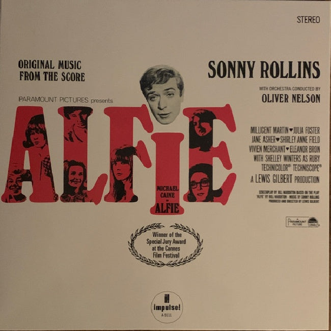 Sonny Rollins With Orchestra Conducted By Oliver Nelson - Original Music From The Score "Alfie" (LP) - Velvet Music