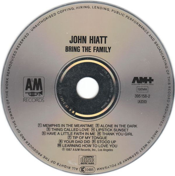 John Hiatt - Bring The Family (second hand CD)