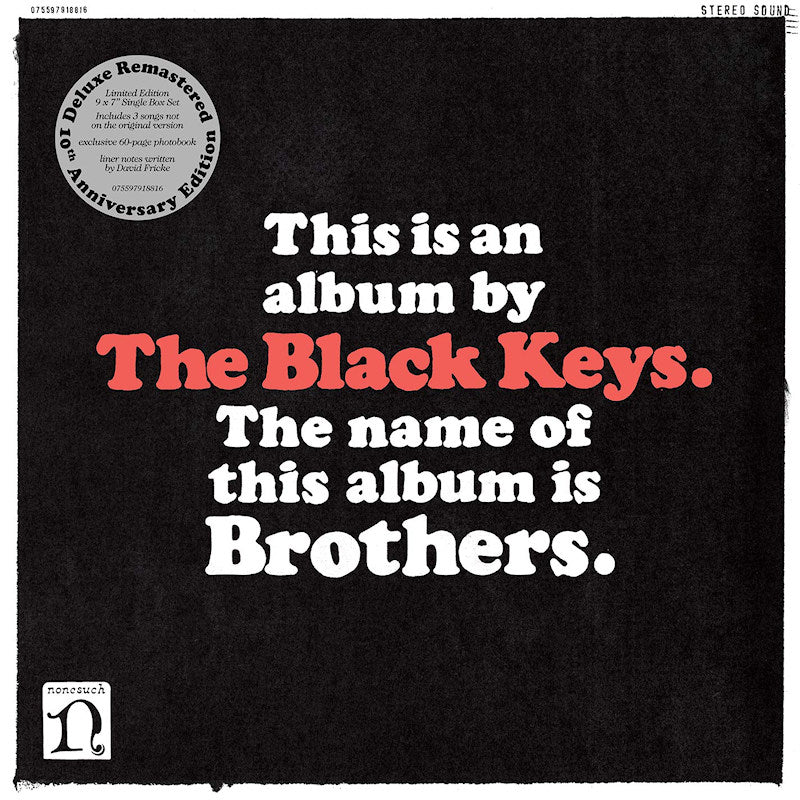 The Black Keys - Brothers -10e anniversaire- (single 7 pouces)