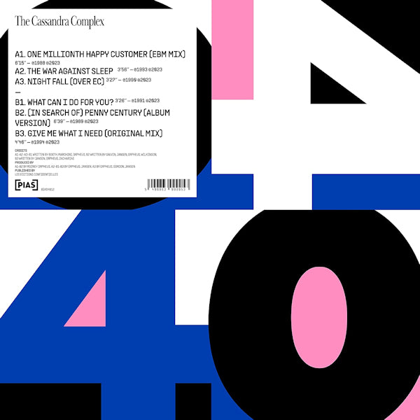 The Cassandra Complex - Pias 40 (12-inch maxi single)